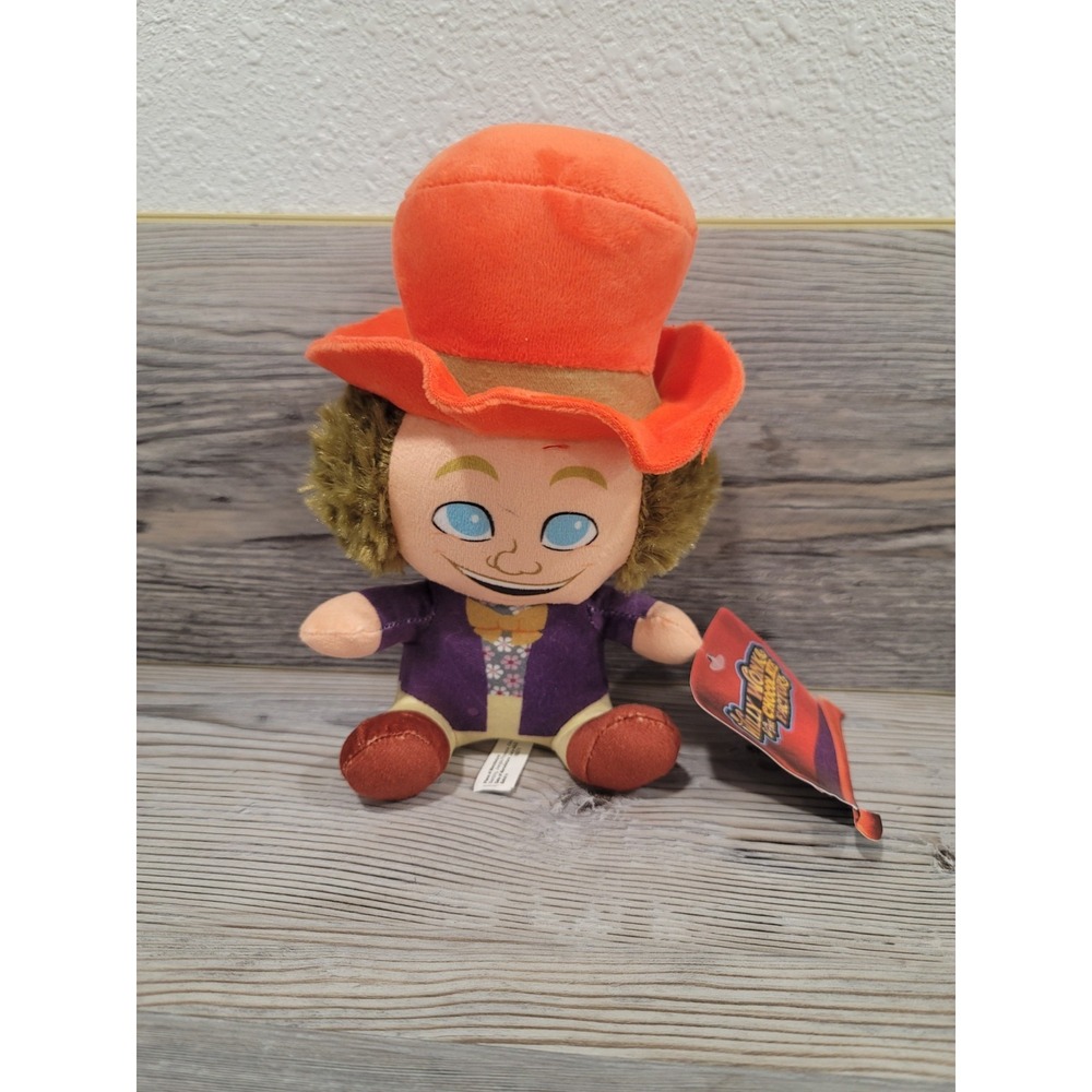 Willy Wonka and The Chocolate Factory ~ Willy Wonka 7" Tall Plush Toy w/Tags